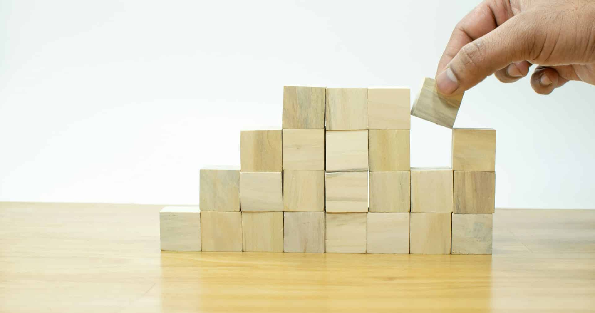 Modular building blocks representing Claude skills and reusable prompt templates for efficient AI workflows